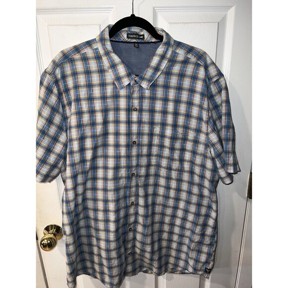 Toad & Co Shirt Mens XXL Button Up Short Sleeve Airscape organic cotton casual - Picture 8 of 8